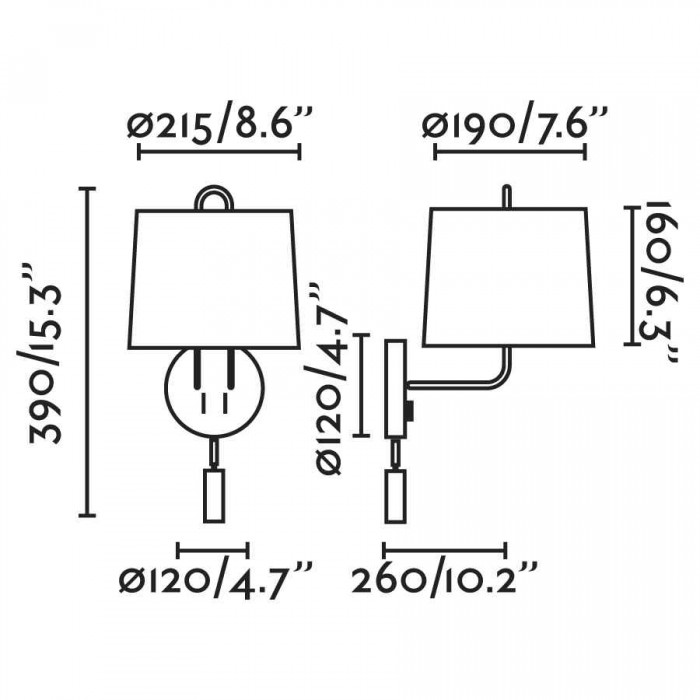 Бра - Faro 24032-02 MONTREAL White/beige wall lamp with reader