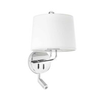 Бра Faro 24033-01 MONTREAL Chrome/white wall lamp with reader