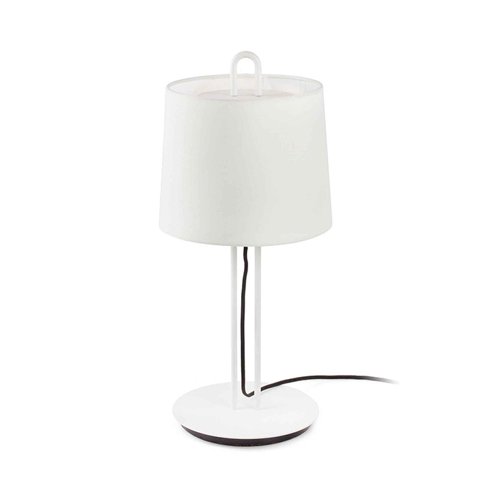 Настольная лампа Faro 24034-04 MONTREAL White/white table lamp