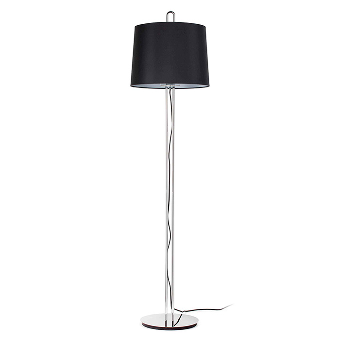 Торшер - Faro 24037-09 MONTREAL Chrome/black floor lamp