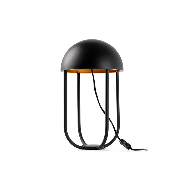 Настольная лампа Faro 24522 JELLYFISH Black and gold table lamp, 6 Вт, 500 лм, 3000K