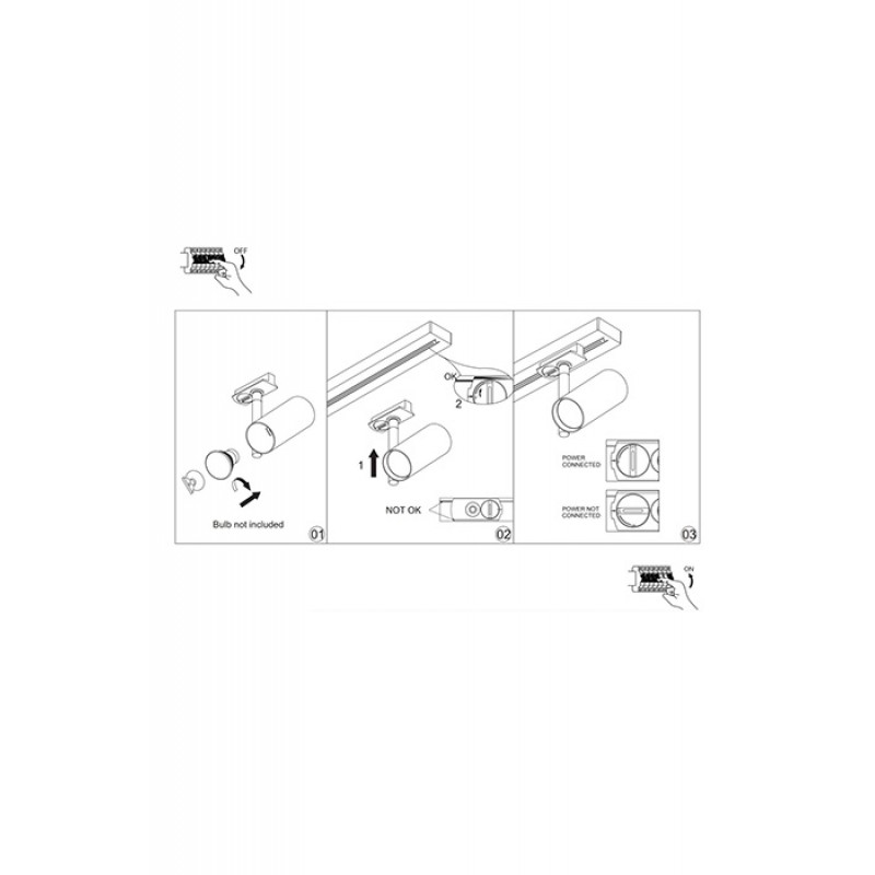 Трековый светильник Nordlux 2510079903 Jerome Link Spot Black