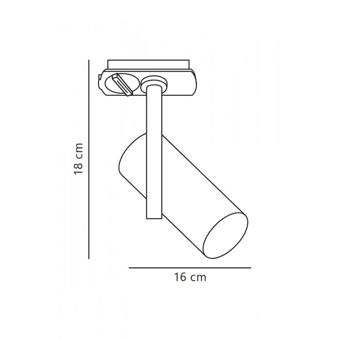 Трекова система Nordlux 2510096003 Jerome Link 3-Kit + 1m Black