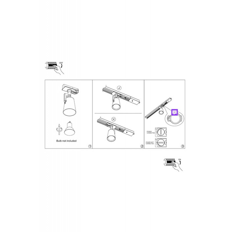 Трековый светильник Nordlux 2510119901 Allison Link Spot White