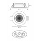Точковий світильник Nordlux 2510310101 Monolo 3-Kit White, 4.8 Вт, 450 лм, 3000K