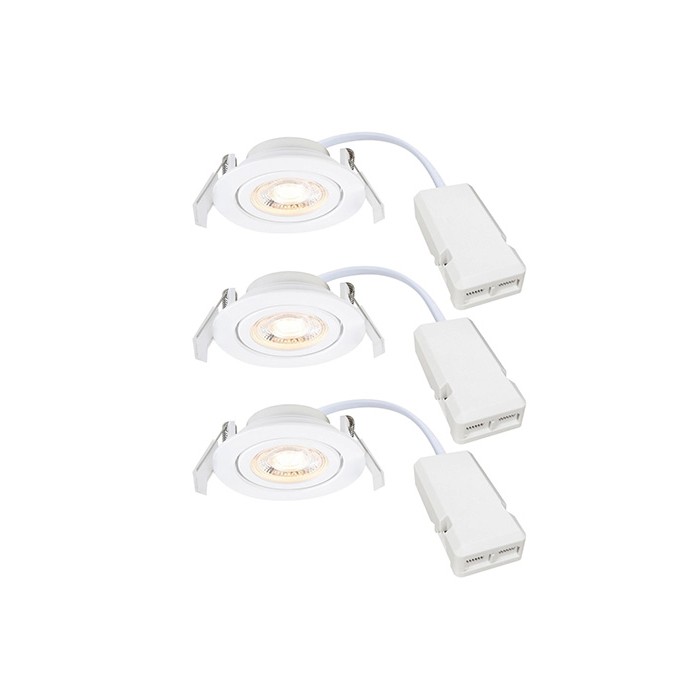 Точковий світильник Nordlux 2510310101 Monolo 3-Kit White, 4.8 Вт, 450 лм, 3000K
