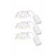 Точковий світильник Nordlux 2510310101 Monolo 3-Kit White, 4.8 Вт, 450 лм, 3000K