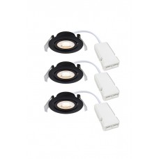 Точковий світильник Nordlux 2510310103 Monolo 3-Kit Black, 4.8 Вт, 450 лм, 3000K