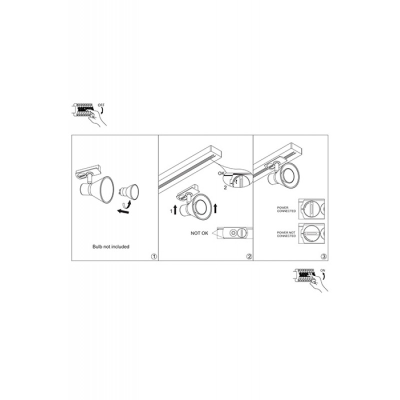 Трековый светильник Nordlux 2510389903 Eik Link Spot Black