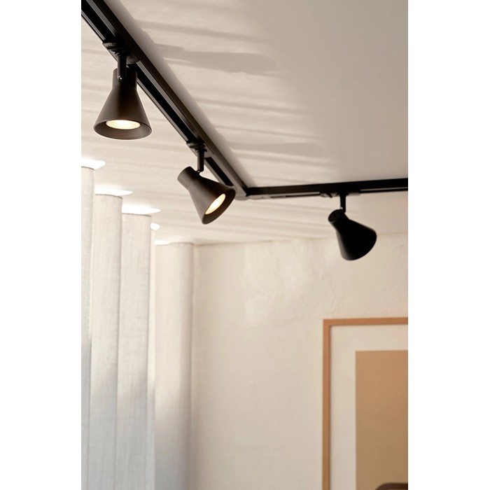 Трекова система Nordlux 2510399903 Eik Link 3-Kit + 1m Black