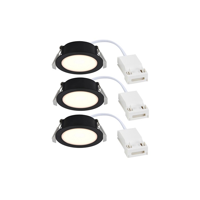 Точковий світильник Nordlux 2510400103 Olea 3-Kit Black, 4.4 Вт, 345 лм, 2700K