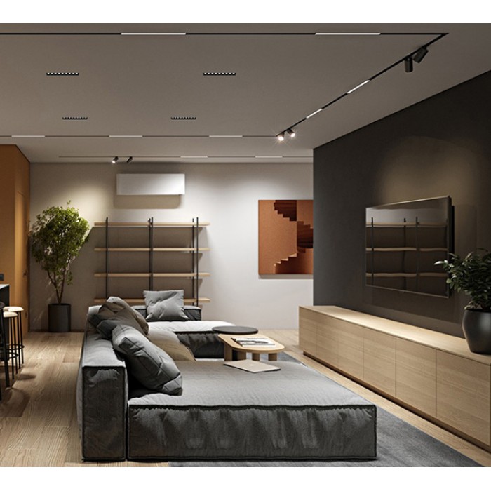 Точечный светильник LTX 01.2181.14.930.BK + VARIO FRAME3 Vario Comfort 218 Trimless, 14 Вт, 1005 лм, 3000K