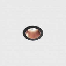 Потолочный светильник LTX NANO R, D48мм, H67мм, LED 8W 3000K, черный/медный (01.3910.8.930.BK/CP)