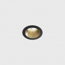 Светильник встраиваемый потолочный LTX NANO R, D48мм, H67мм, LED 8W 4000K, черный/латунь (01.3910.8.940.BK/BR)