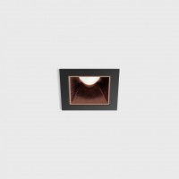 Світильник вбудований стельовий LTX NANO S, L48мм, W48мм, H67мм, LED 8W 3000K, чорний/мідний (01.3911.8.930.BK/CP)