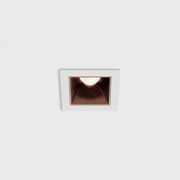 Светильник встраиваемый потолочный LTX NANO S, L48мм, W48мм, H67мм, LED 8W 3000K, белый/медный (01.3911.8.930.WH/CP)