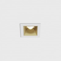 Світильник вбудований стельовий LTX NANO S, L48мм, W48мм, H67мм, LED 8W 3000K, білий/латунь (01.3911.8.930.WH/BR)