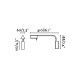 Бра - Faro 28200 ACADEMY Chrome wall lamp, 4 Вт, 350 лм, 3000K