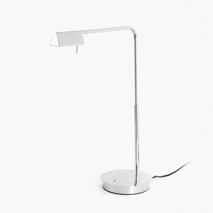 Настольная лампа Faro 28202 ACADEMY Chrome table lamp, 4 Вт, 350 лм, 3000K