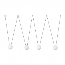 Люстра - Faro 28209-4L Mine PC Space 4L White suspension