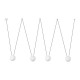 Подвесной светильник Faro 28375-4L Mine Glass Space 4L White suspension