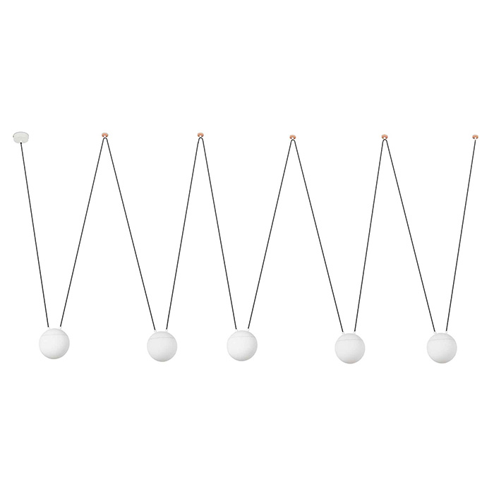 Люстра - Faro 28209-5L Mine PC Space 5L White suspension