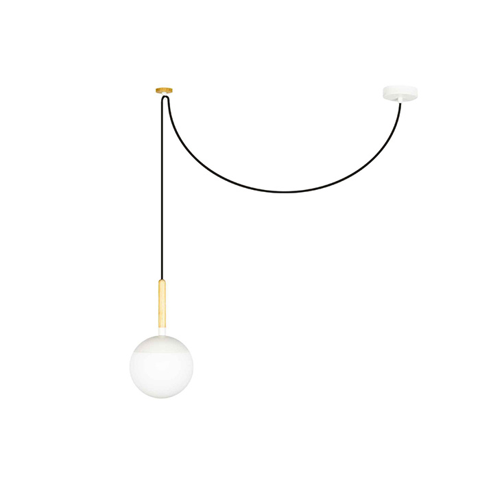 Подвесной светильник Faro 28375 Mine Glass White pendant lamp