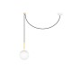 Подвесной светильник Faro 28209 Mine PC White pendant lamp