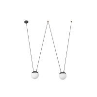 Подвесной светильник Faro 28210-2L Mine PC Space 2L Dark grey suspension