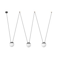 Люстра - Faro 28210-3L Mine PC Space 3L Dark grey suspension