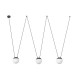 Люстра - Faro 28210-3L Mine PC Space 3L Dark grey suspension