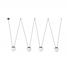 Люстра - Faro 28210-4L Mine PC Space 4L Dark grey suspension