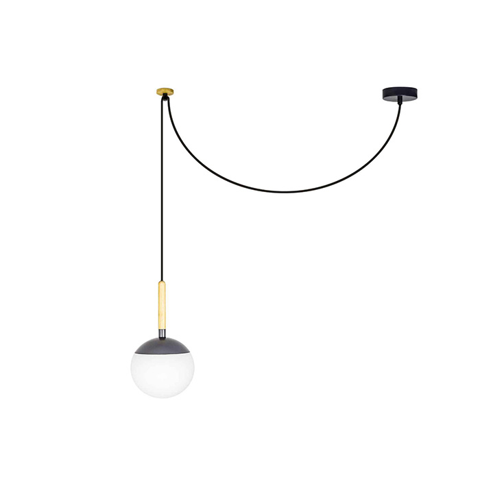 Подвесной светильник Faro 28210 Mine PC Dark grey pendant lamp