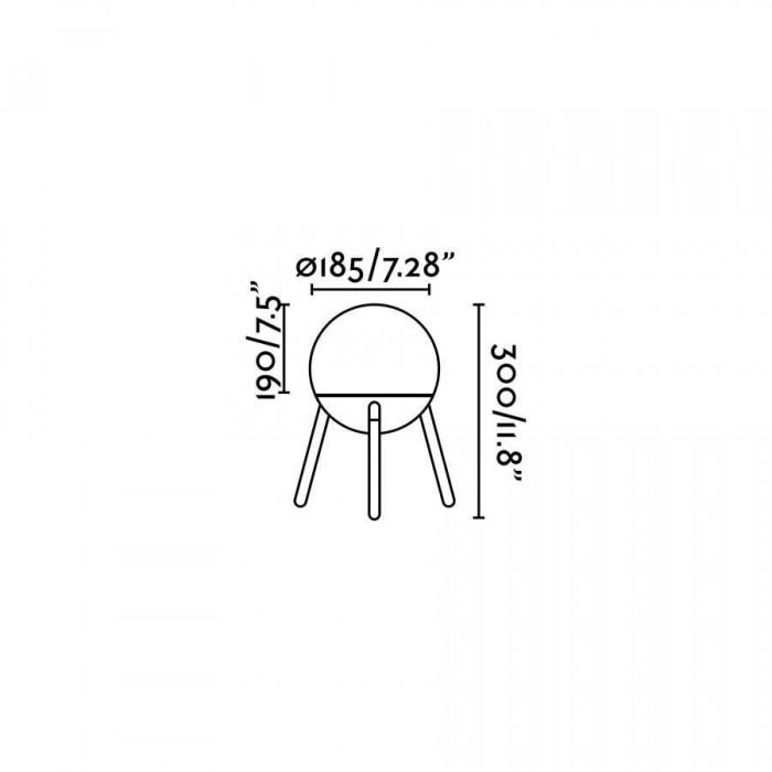 Настольная лампа Faro 28211 Mine PC White table lamp