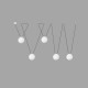 Люстра - Faro 28375-5L Mine Glass Space 5L White suspension