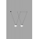 Подвесной светильник Faro 28376-2L Mine PC Space 2L Grey suspension