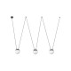 Подвесной светильник Faro 28376-3L Mine PC Space 3L Grey suspension