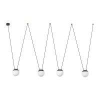 Подвесной светильник Faro 28376-4L Mine PC Space 4L Grey suspension