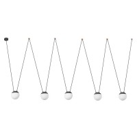 Підвісний світильник Faro 28376-5L Mine PC Space 5L Grey suspension