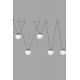 Подвесной светильник Faro 28376-5L Mine PC Space 5L Grey suspension