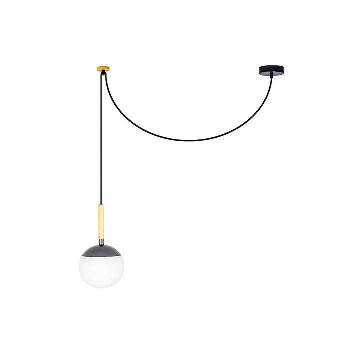 Подвесной светильник Faro 28376 Mine PC Grey pendant lamp
