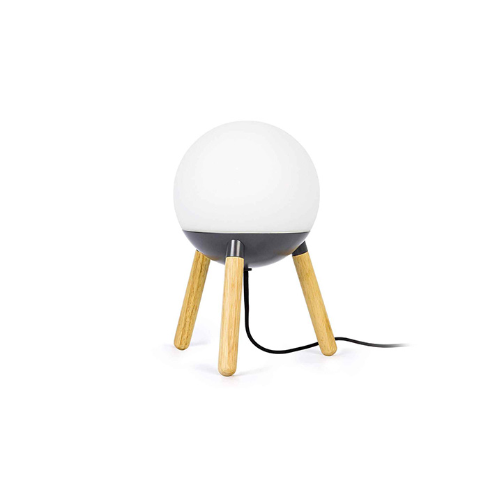 Настольная лампа Faro 28379 Mine Glass Grey table lamp