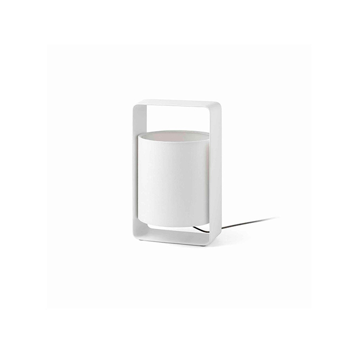 Настольная лампа Faro 28380 LULA S White table lamp