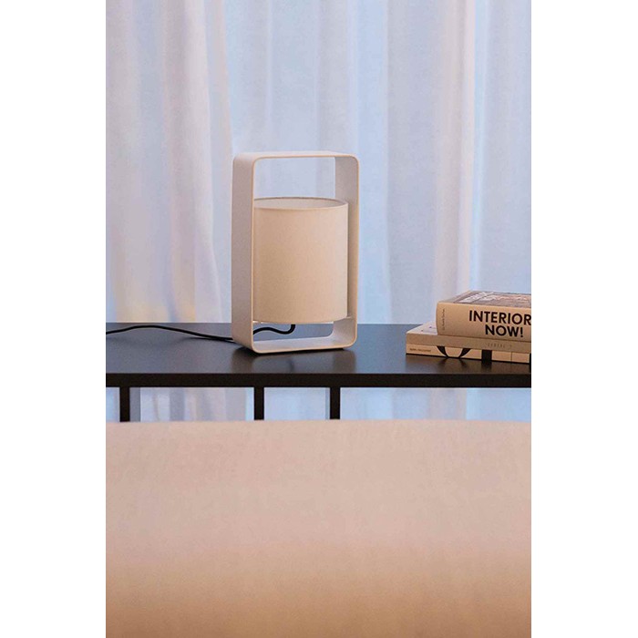 Настольная лампа Faro 28380 LULA S White table lamp