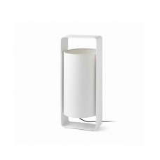 Настольная лампа Faro 28383 LULA M White table lamp