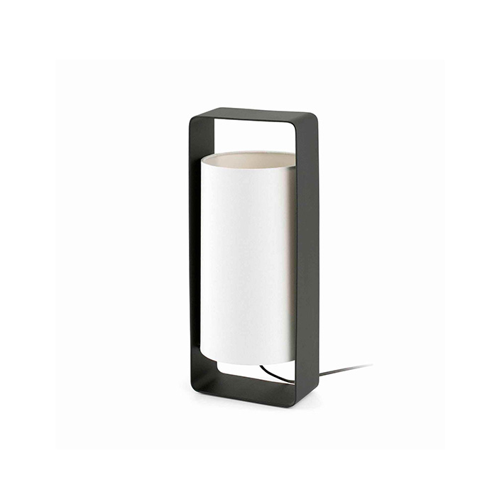 Настольная лампа Faro 28385 LULA M Black and white table lamp