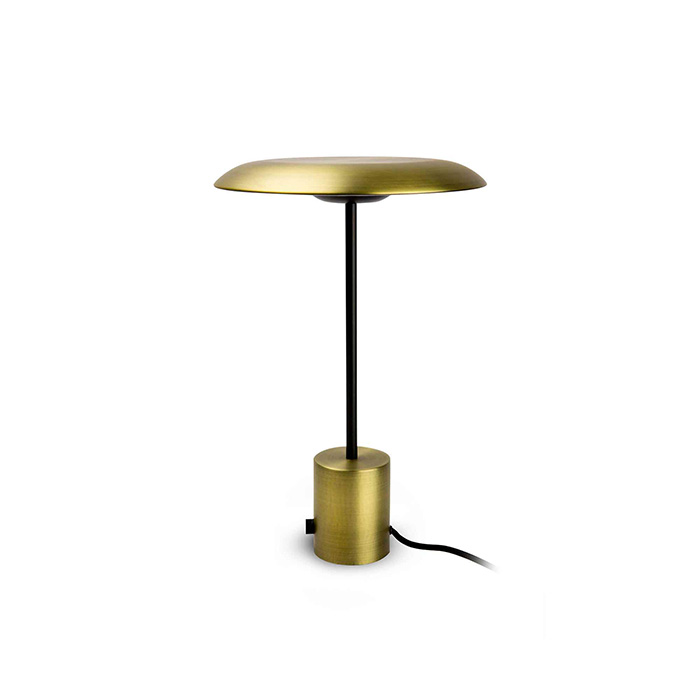 Настольная лампа Faro 28387 HOSHI Satin gold and black table lamp, 12 Вт, 930 лм, 3000K