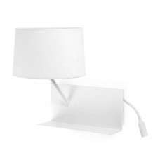 Бра - Faro 28415 HANDY White wall lamp with LED left reader