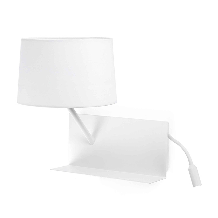 Бра Faro 28415 HANDY White wall lamp with LED left reader