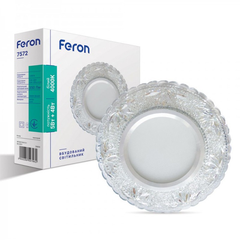 Точечный светильник Feron 28859, 5 Вт, 350 лм, 4000K